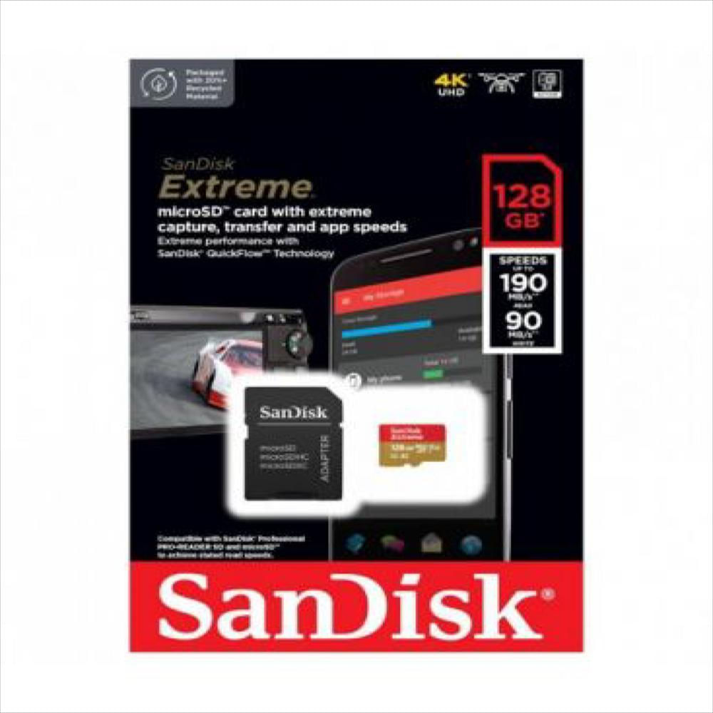 Tarjeta Micro Sdxc 128Gb Sandisk Extreme 4K U3 A2 190Mbs img #3