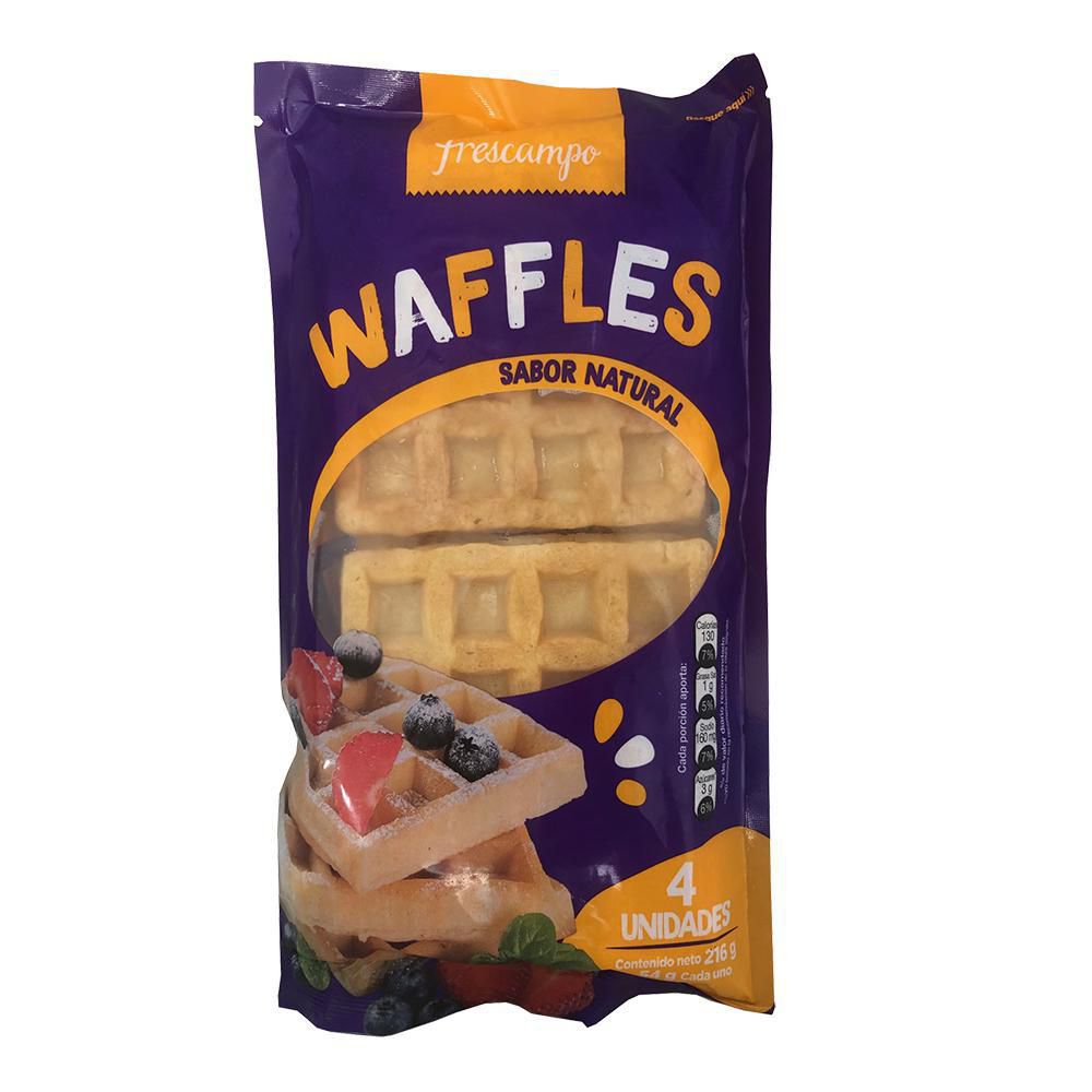 Waffles sabor natural  FRESCAMPO 216  gr img #1