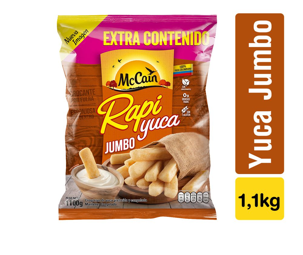 Croquetas Yuca Congeladas  1100  gr img #1