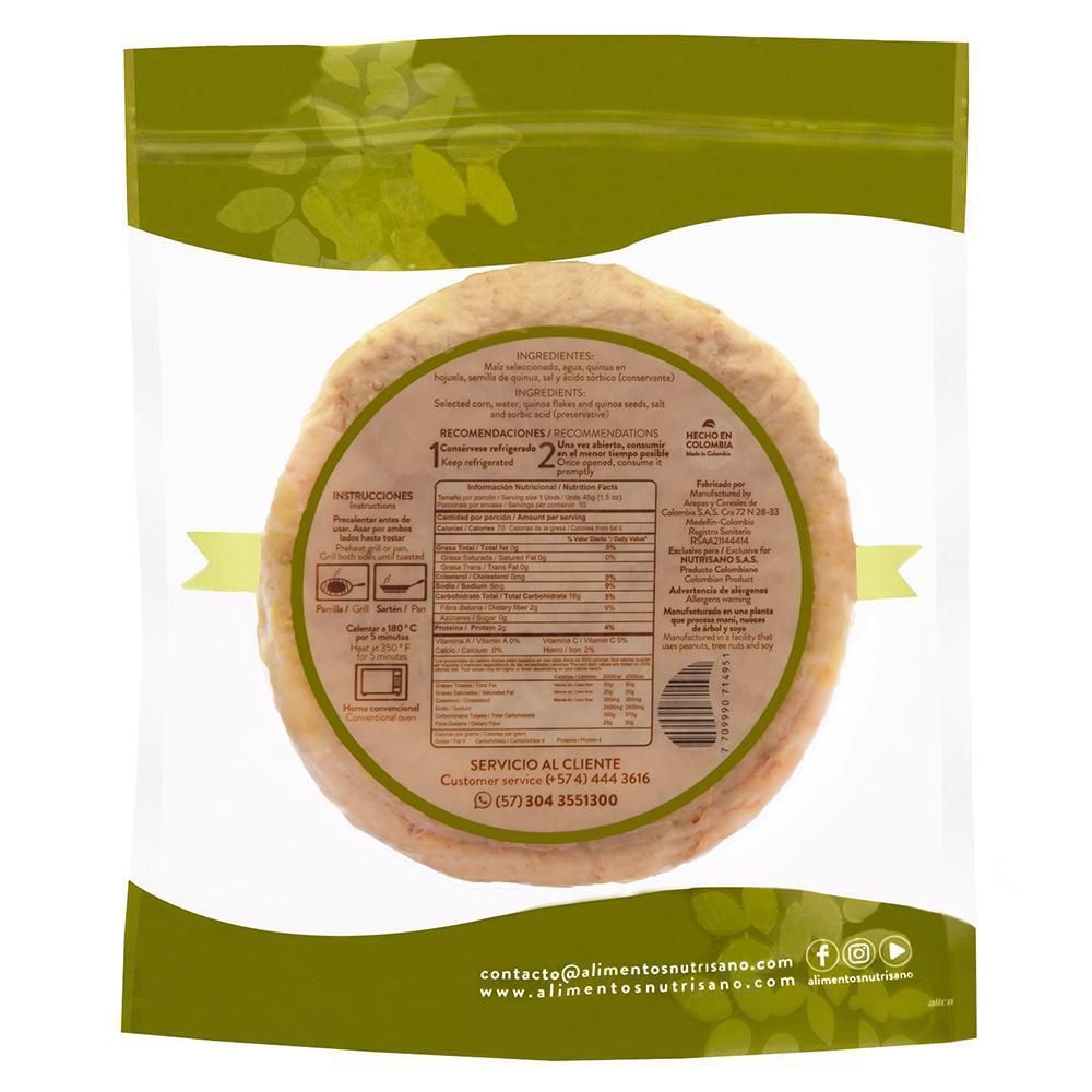 Arepa NUTRISANO  (450  gr) img #2