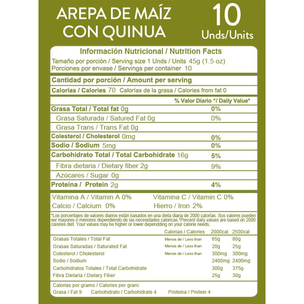 Arepa NUTRISANO  (450  gr) img #3