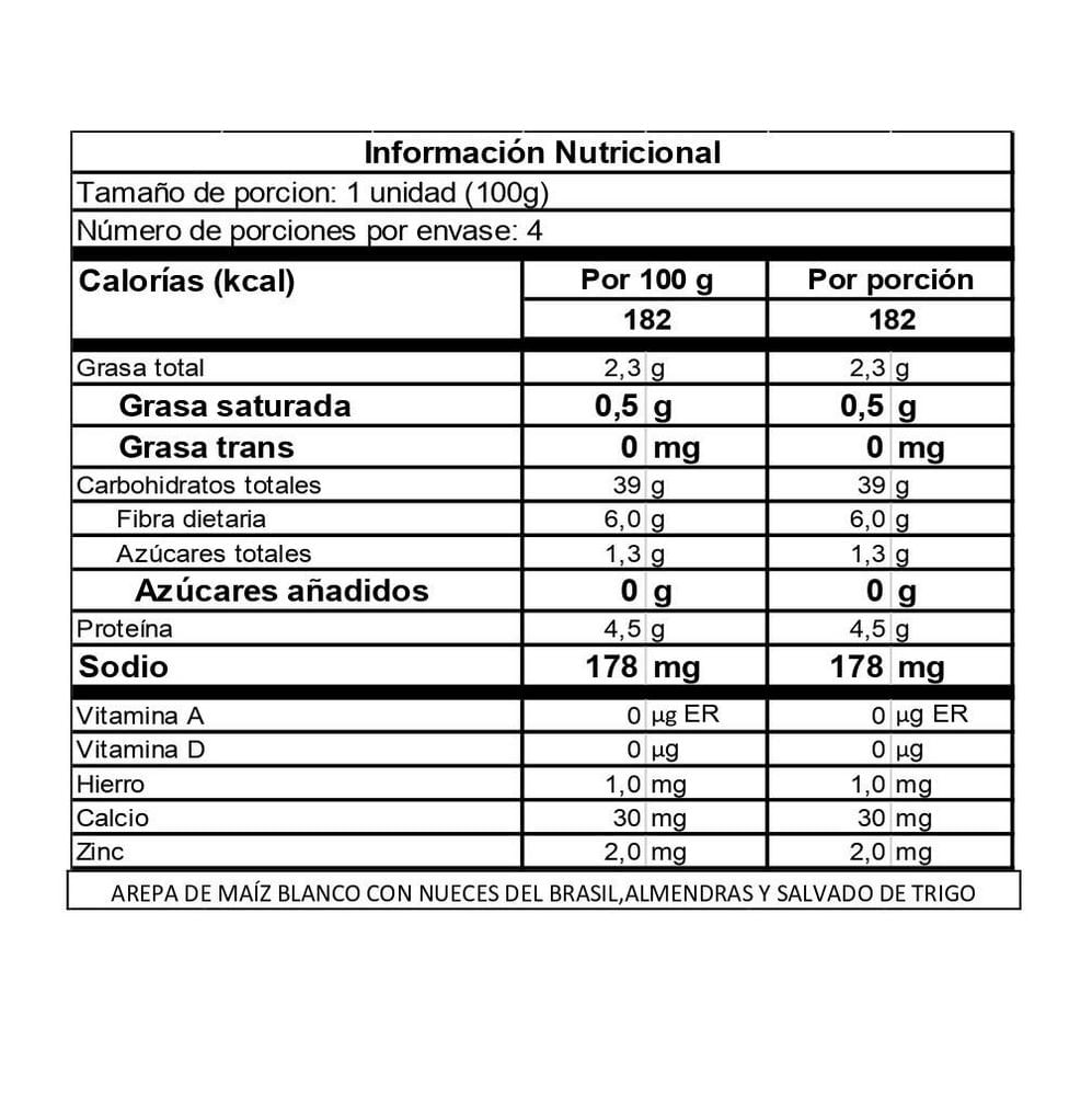 AREPA TAEQ  (400  gr) img #2
