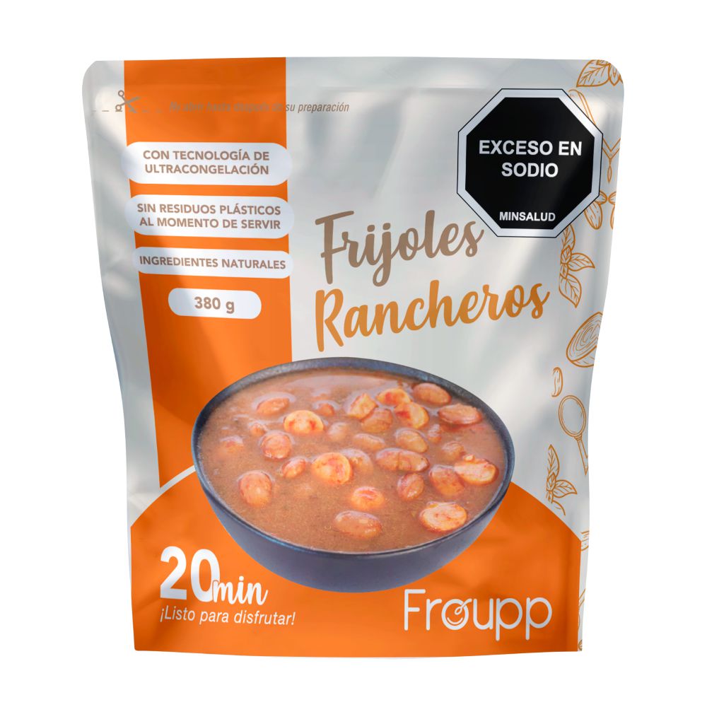 FRIJOLES RANCHEROS CONGELADOS FROUPP 380  gr img #1