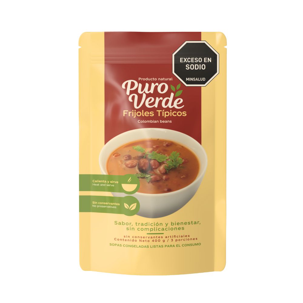 Frijoles Tipicos Veganos PURO VERDE 400  gr img #1