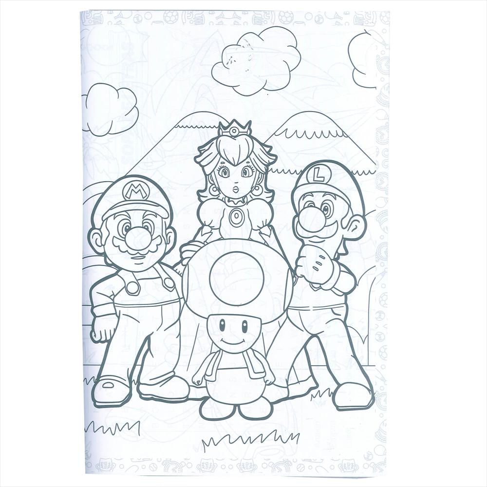 Libro Para Colorear Personajes Infantiles De Niños Actividad img #5