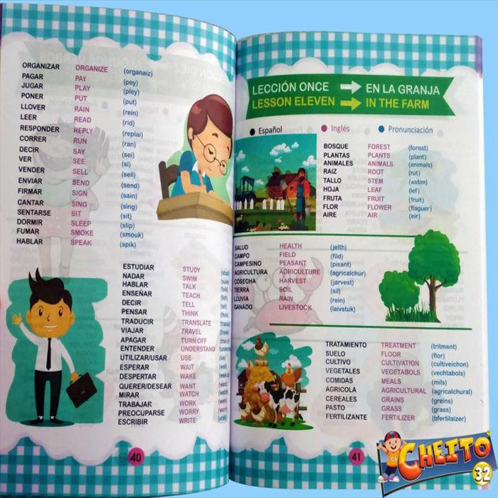 Cartilla Libro Cheito Ingles Para Niños Cartilla Infantil img #3