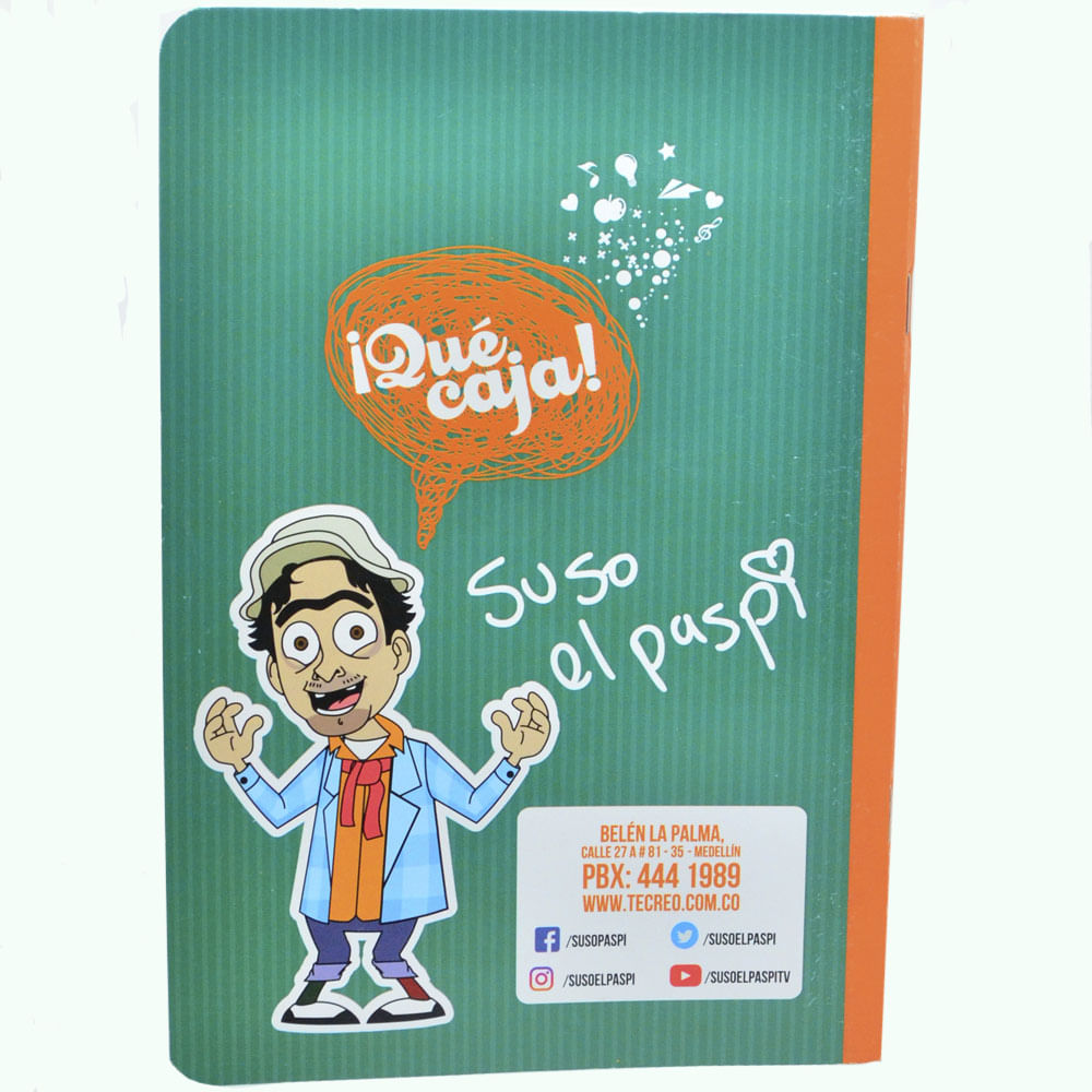Cuaderno Suso El Paspi 50 Hojas Cuadriculado img #4