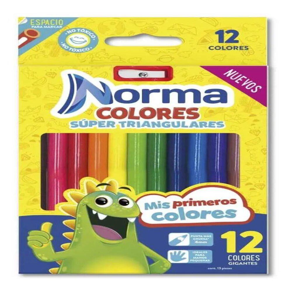 Colores Super Triangulares X 12 Norma img #1
