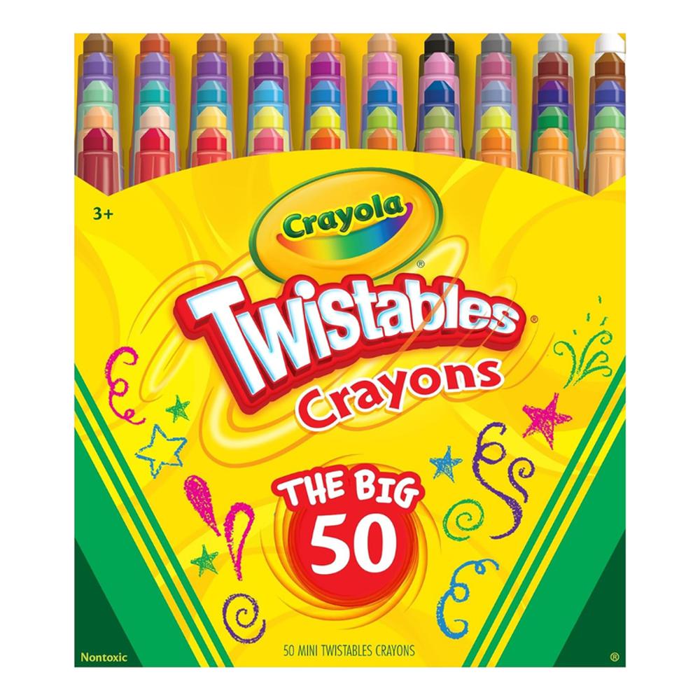 Crayones Punta Giratoria 50 Colores Twistables img #1