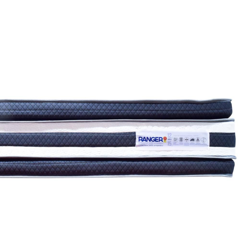 Colchón Ranger (140 X 190 Cm) Doble Super Pillow Super Ortopédico Resortado Semifirme img #3