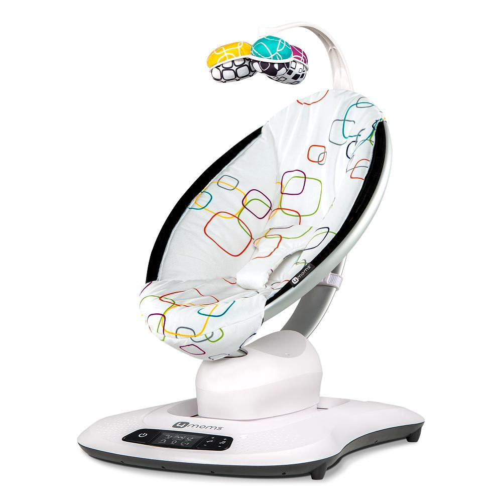 Silla Mecedora Vibradora Bebe 4Moms Mamaroo Con Bluetooth Blanco img #3