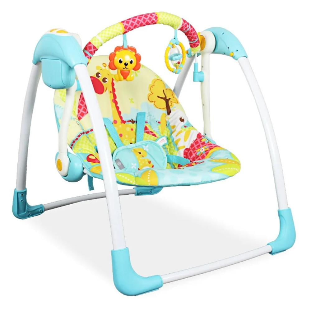 Columpio Eléctrico Bebe Mimo Reclinable Bebesit Azul img #1