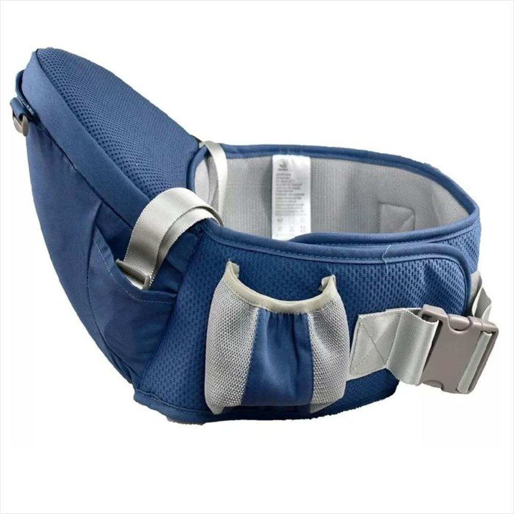 Cargador Bebe Porta Beb Nio Azul Ergonmico Con Asiento 6050 Valentina img #3