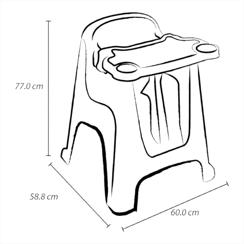 Silla Práctica Alimentación Fácil Y Cómoda img #4