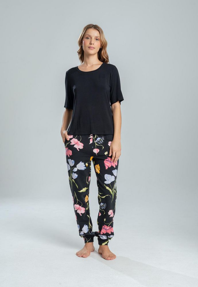 Pantalon Pijama BRONZINI Verde Limón 33944 img #1