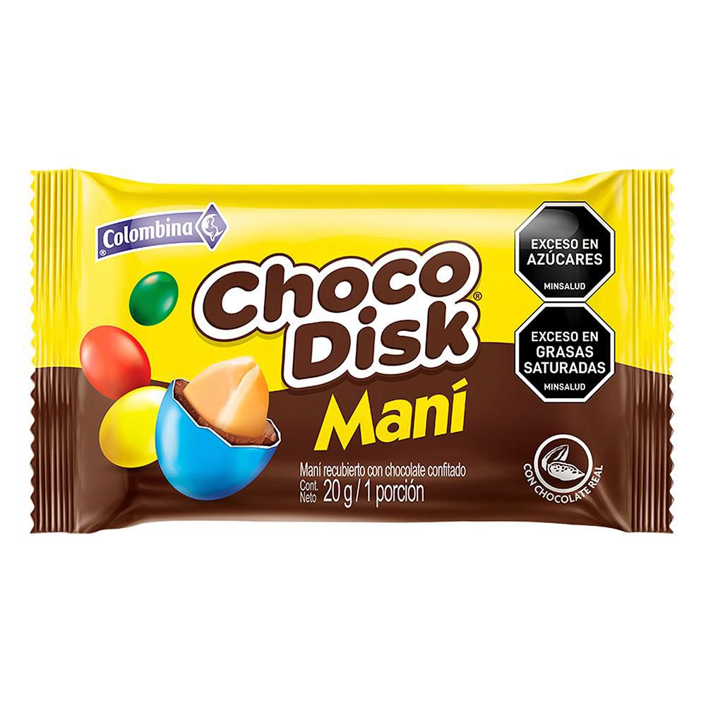 Maní COLOMBINA Chocolate Confitado  (20  gr) img #1