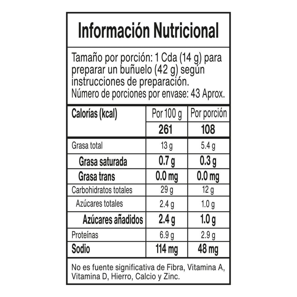 Mezcla MAIZENA Buñuelo (600  gr) img #4