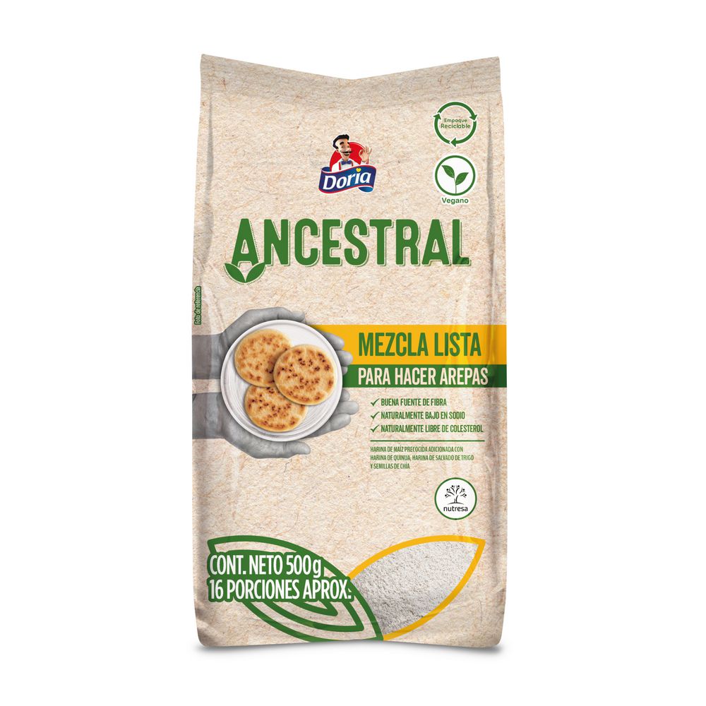 Harina para Arepas DORIA Ma?z Blanco (500  gr) img #1