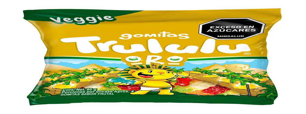 Gomas TRULULU GELATINA ORO VEGGIE (80  gr) img #2