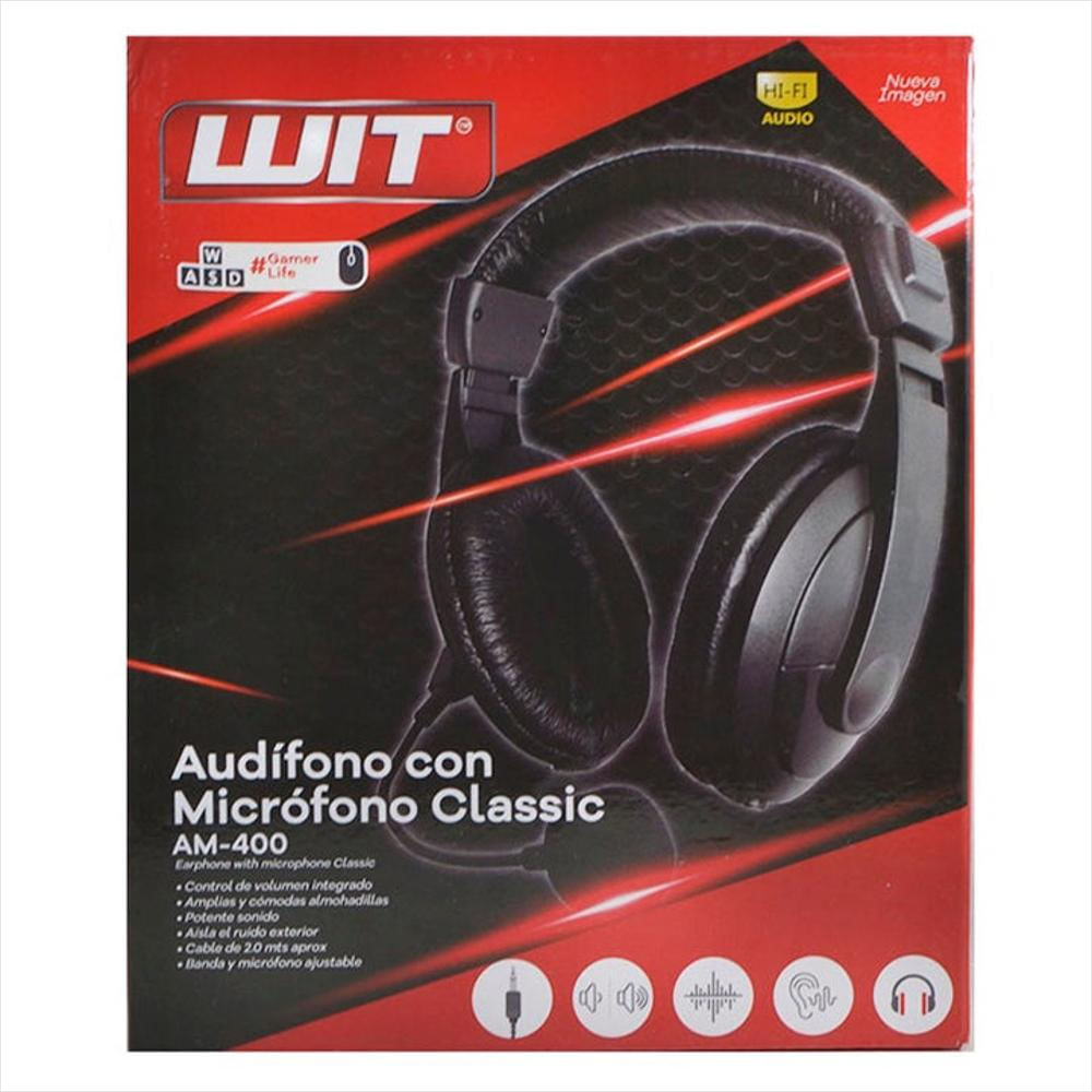 Audifonos Estereo Con Microfono Para Computador Am 400 img #3