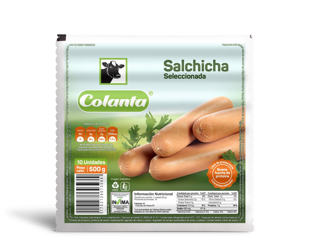 Salchicha COLANTA  (500  gr) img #1