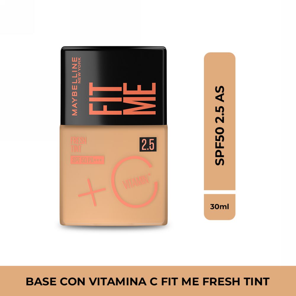 Base líquida MAYBELLINE fit me fresh tint 2.5 (30  ml) img #1