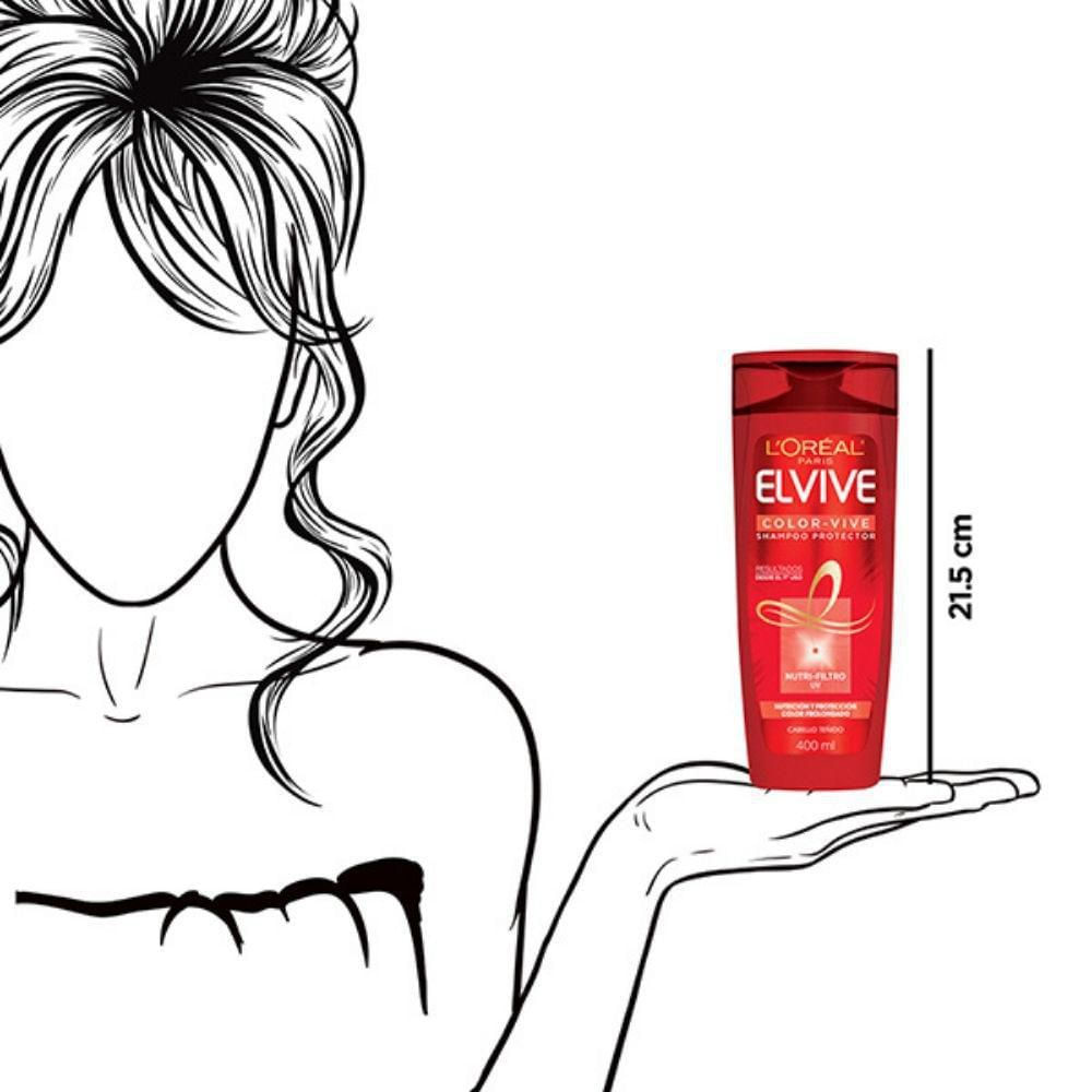 Shampoo ELVIVE Loreal Paris colorvive (400  gr) img #4
