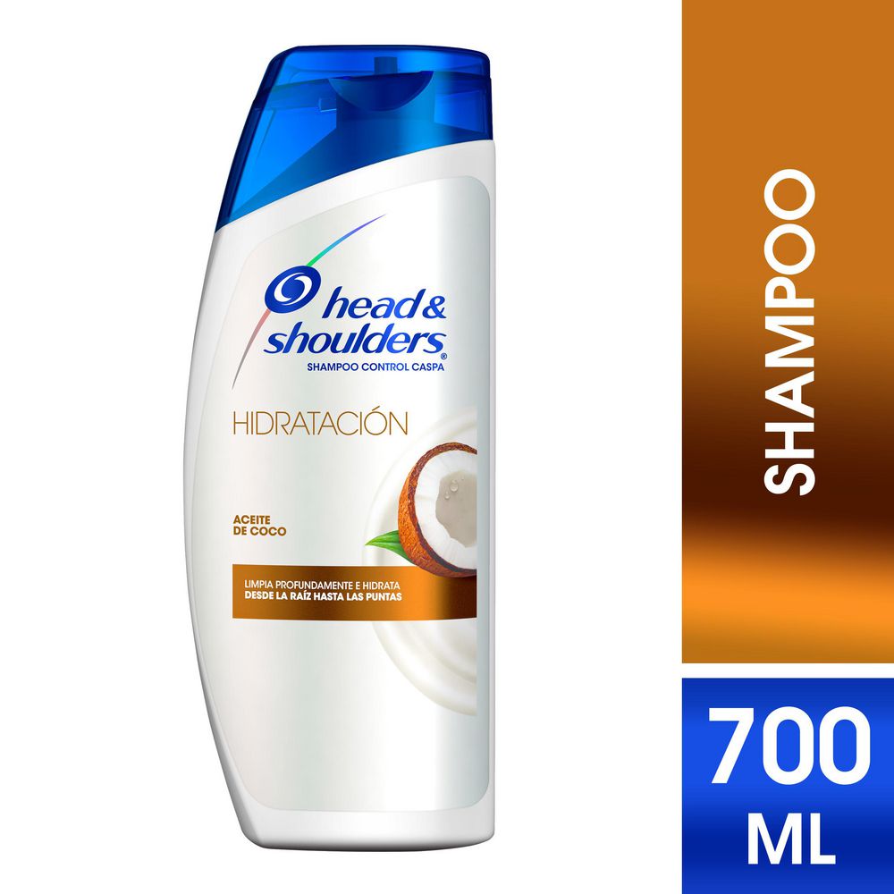 Shampoo H&S Hidratación Aceite de Coco  (700  ml) img #1