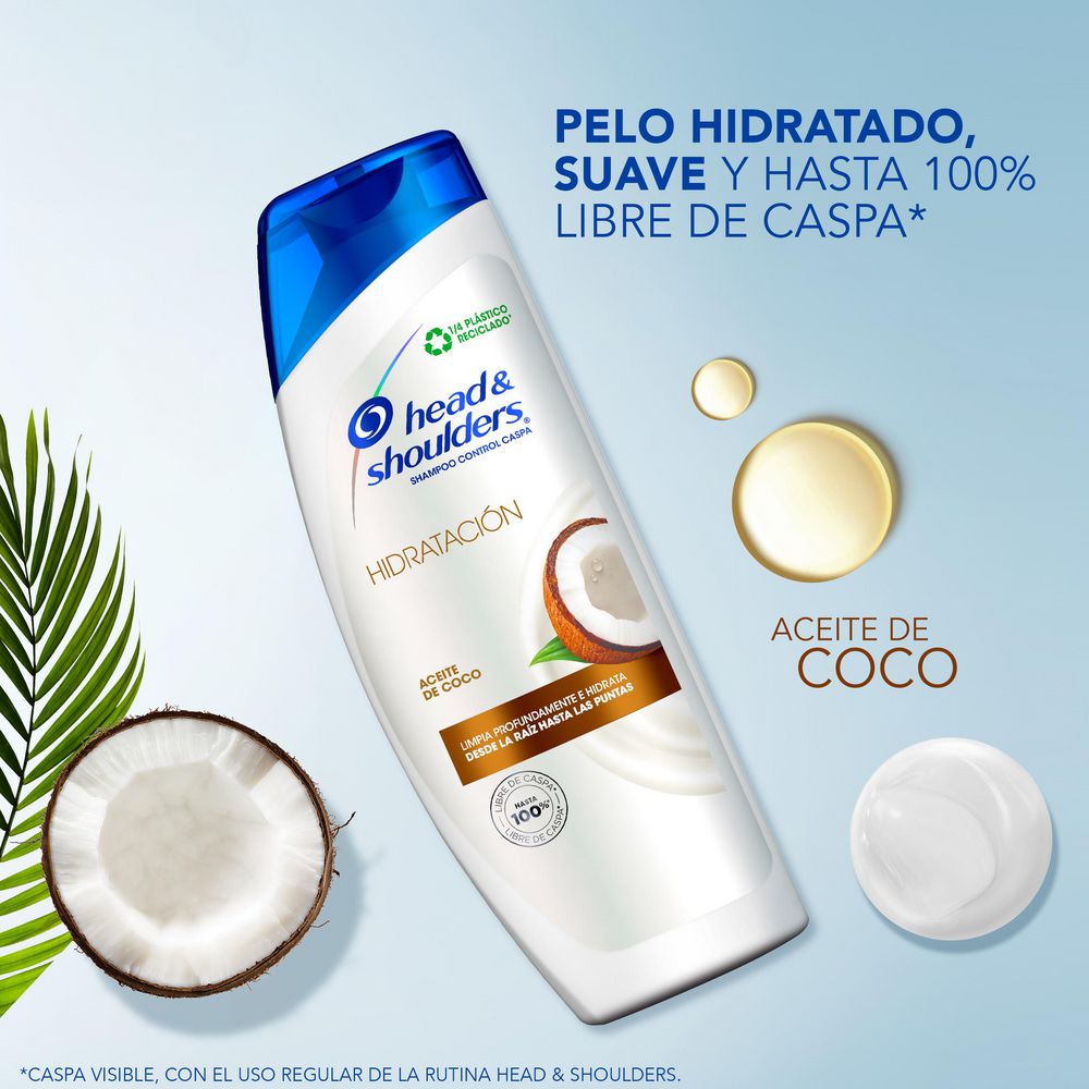 Shampoo H&S Hidratación Aceite de Coco  (700  ml) img #3