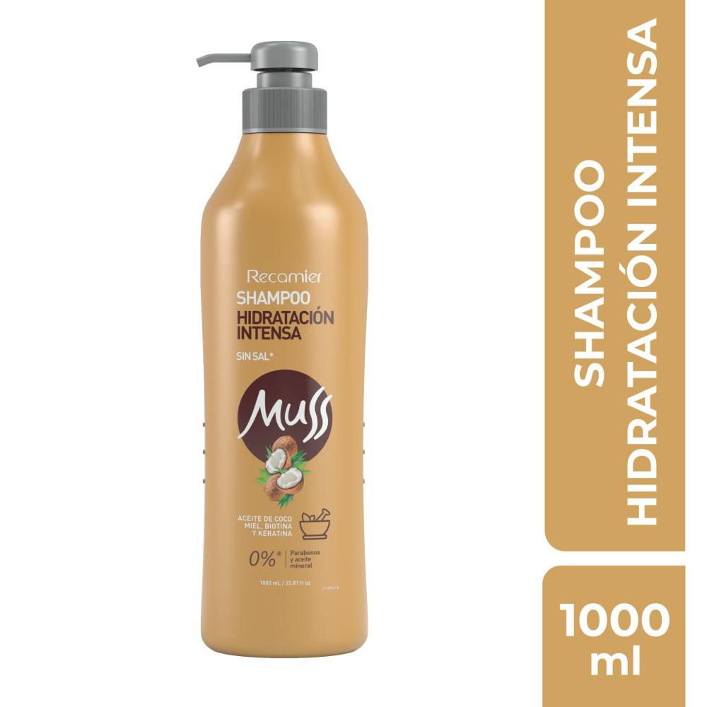 Shampoo MUSS Hidratación Intensa (1000  ml) img #1