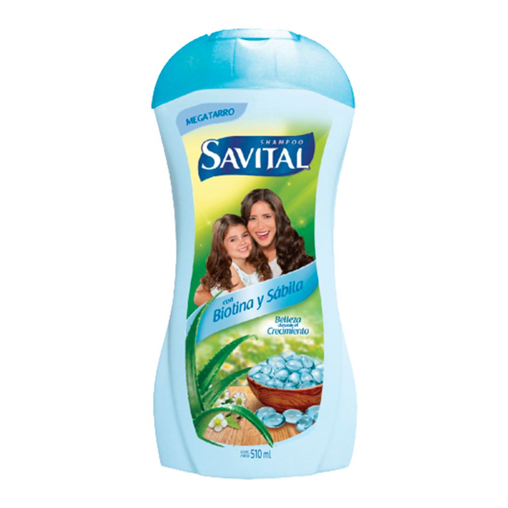 Shampoo SAVITAL Biotina Y Sábila (510  ml) img #1