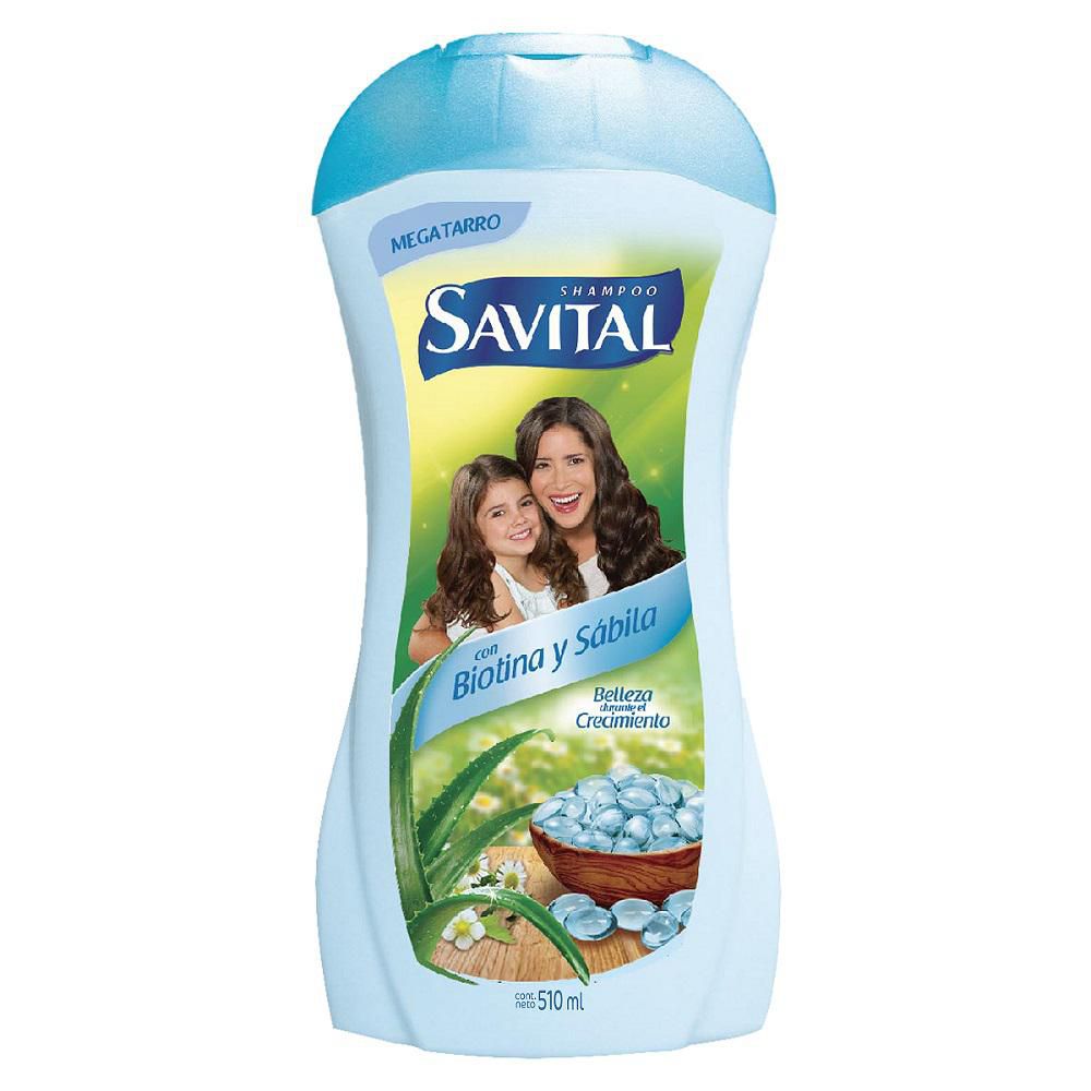 Shampoo SAVITAL Biotina Y Sábila (510  ml) img #2