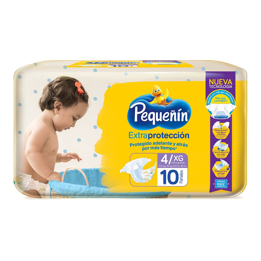 Pañal Para Bebé PEQUENIN Extrem Plus Etapa 4 (10  und) img #1