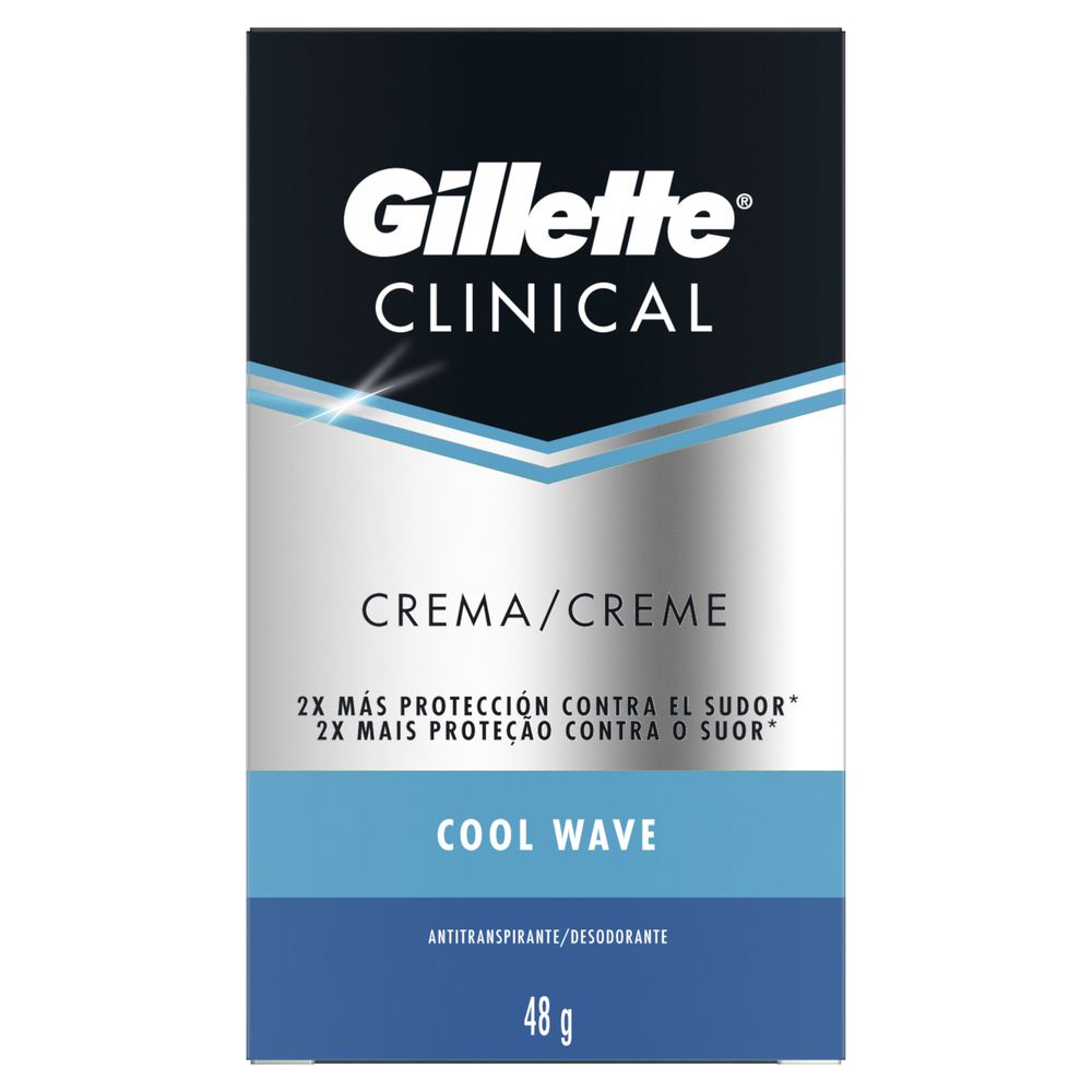 Desodorante GILLETTE Clinical Cool Wave Crema (48  gr) img #7
