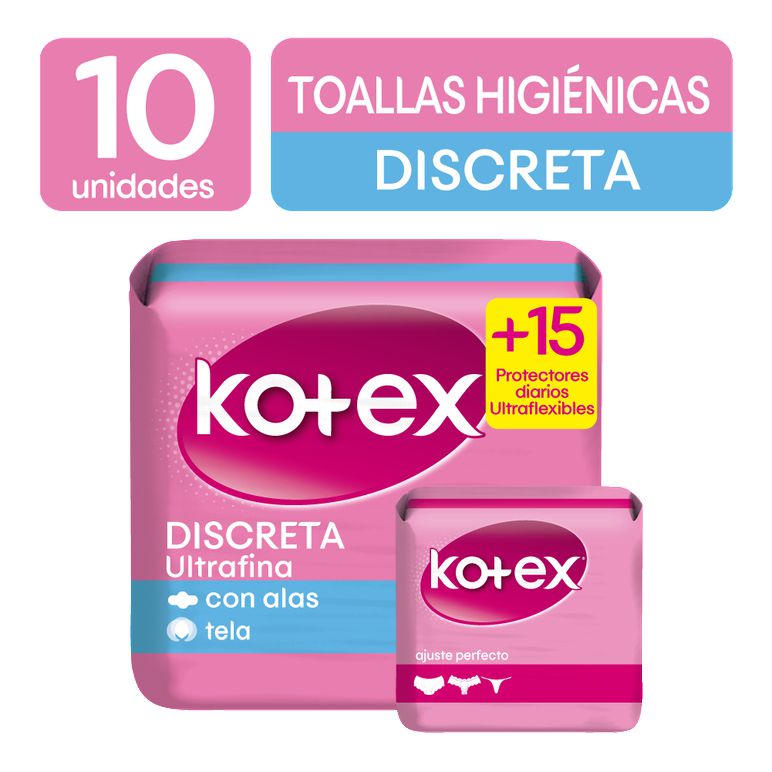 Oferta Toallas Higiénica KOTEX Más Protectores (25  und) img #1
