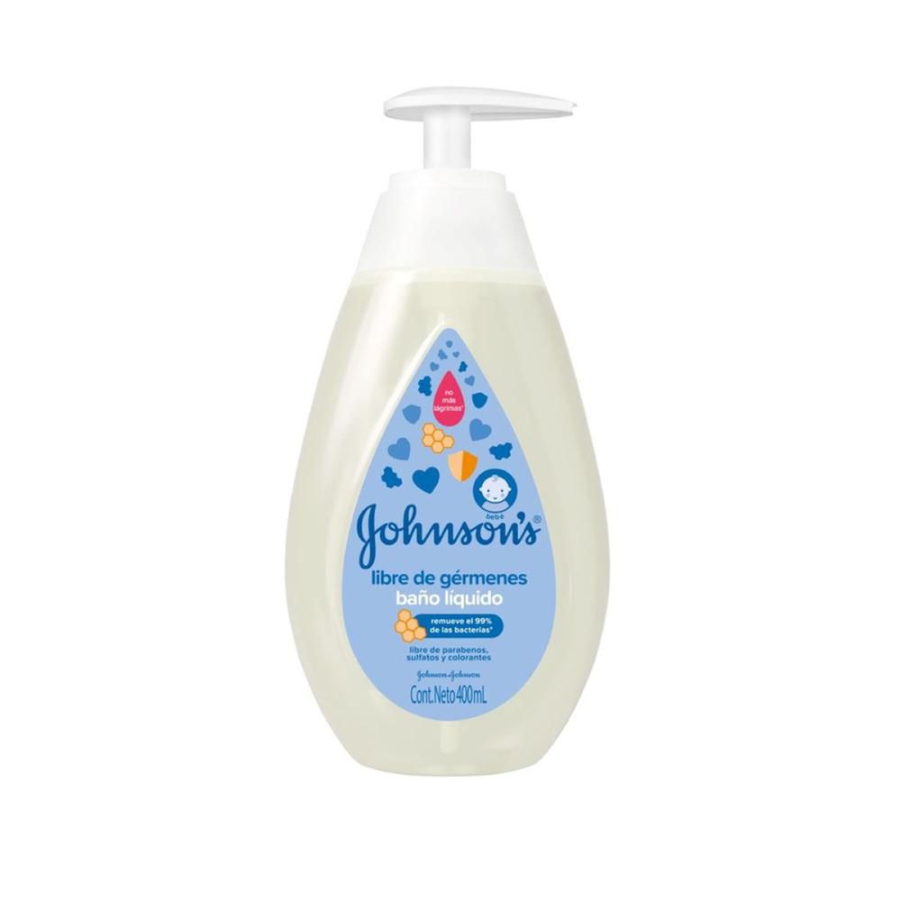 Baño Líquido Bebé JOHNSON S Libre de Gérmenes (400  ml) img #2