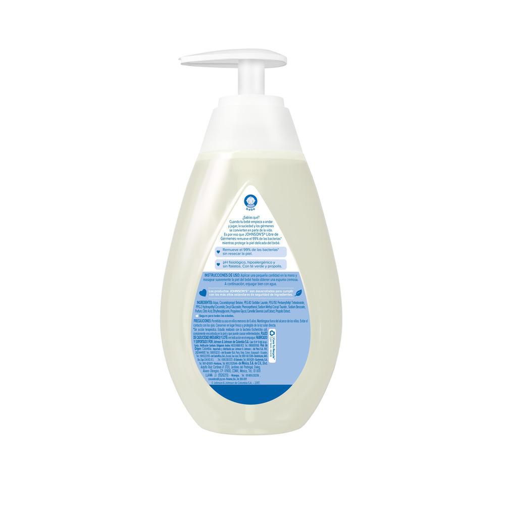 Baño Líquido Bebé JOHNSON S Libre de Gérmenes (400  ml) img #8