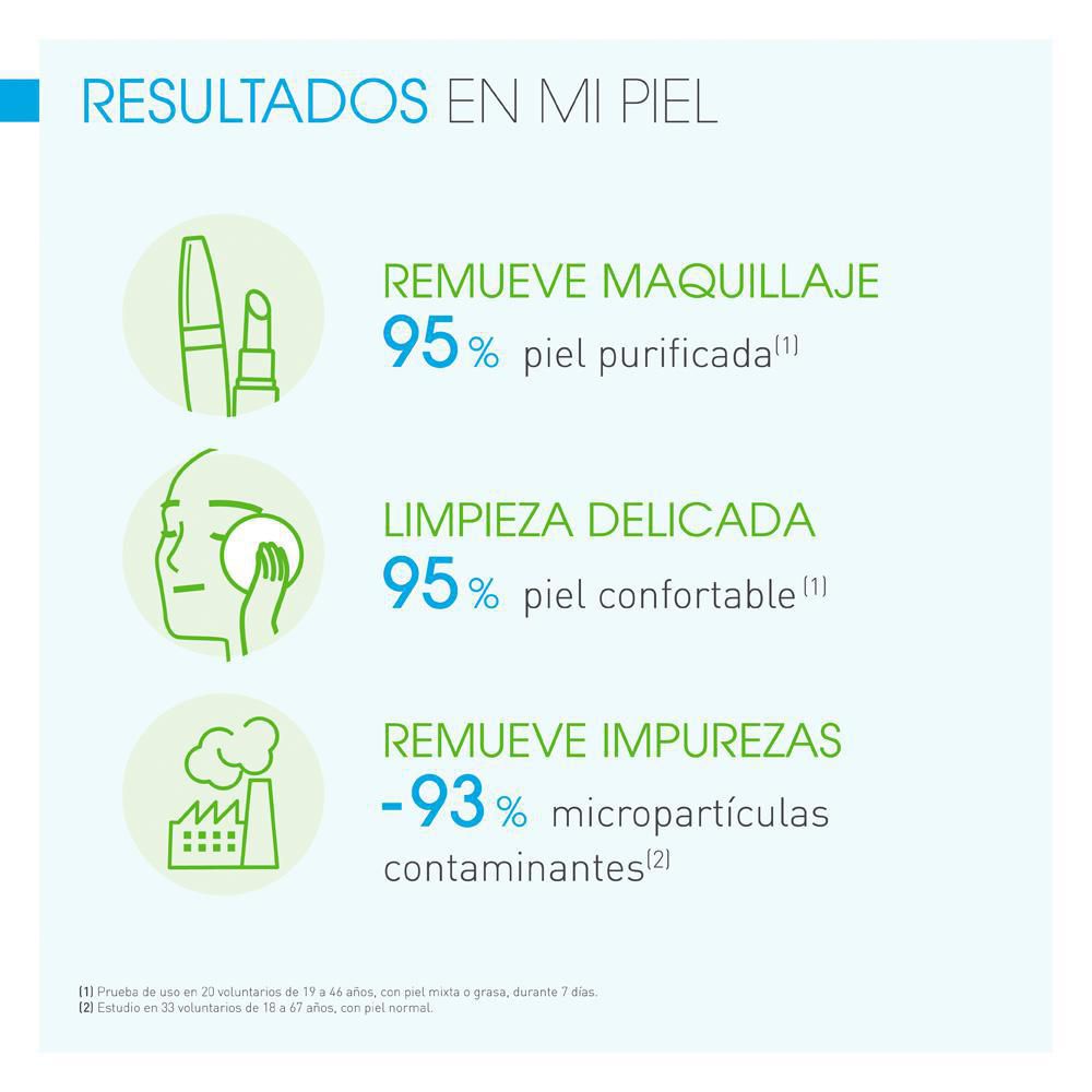 Agua micelar  BIODERMA sebium H2O piel mixta a grasa (100  ml) img #3