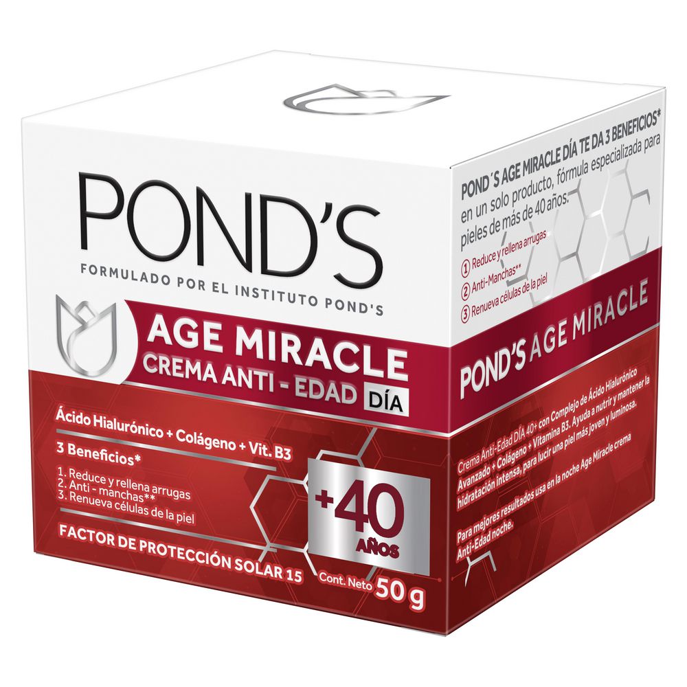 Crema Facial PONDS Age Miracle Antiedad Día (50  gr) img #3