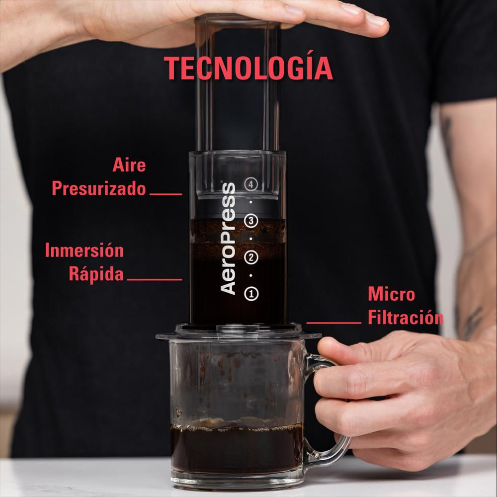 Cafetera Aeropress Original Con 100 Filtros img #3