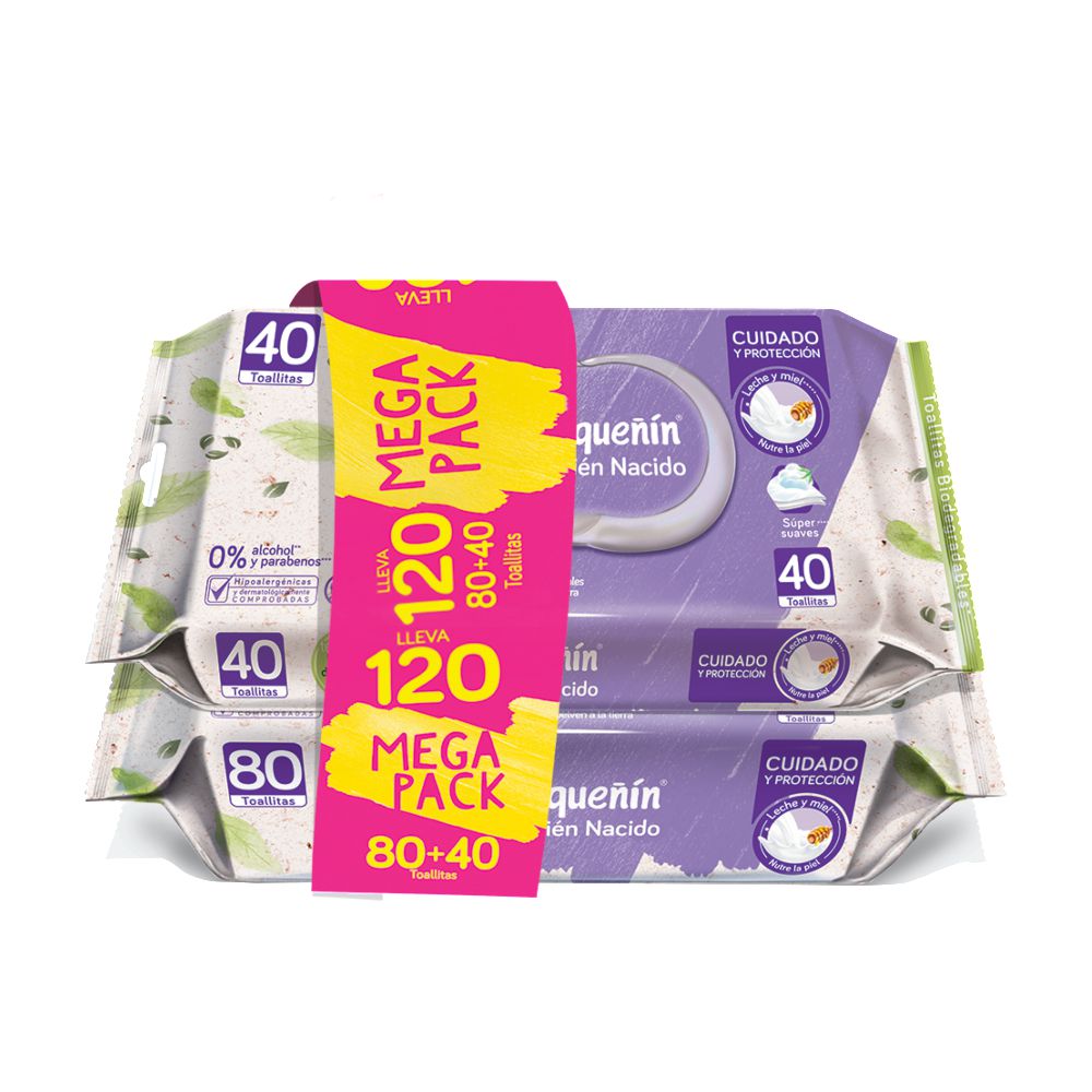 Toallitas PEQUENIN  (120  und) img #1