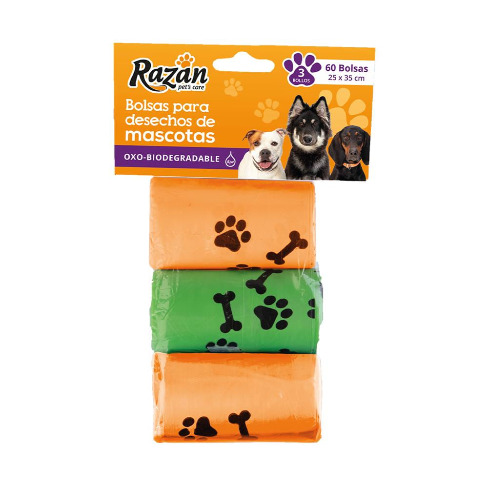 Paquete Bolsa Desecho/Mascota X3rollos/60Un img #1