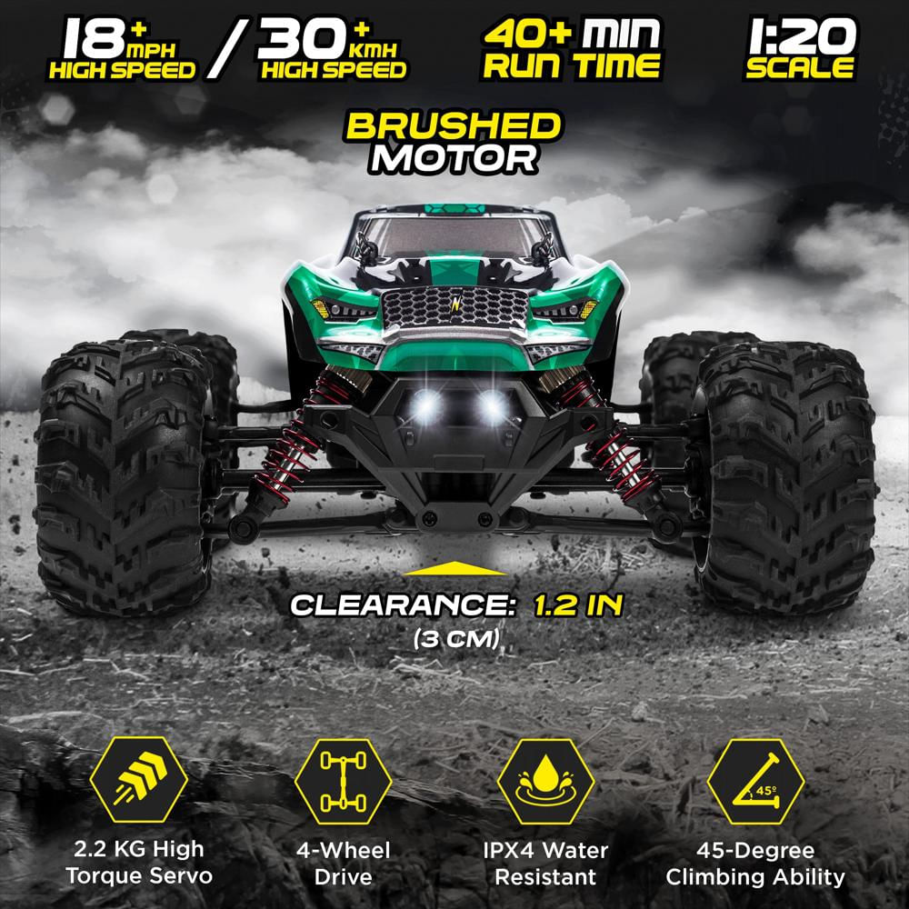 Carro Rc 4X4 A Escala 1:10 Con Motor Potente img #2