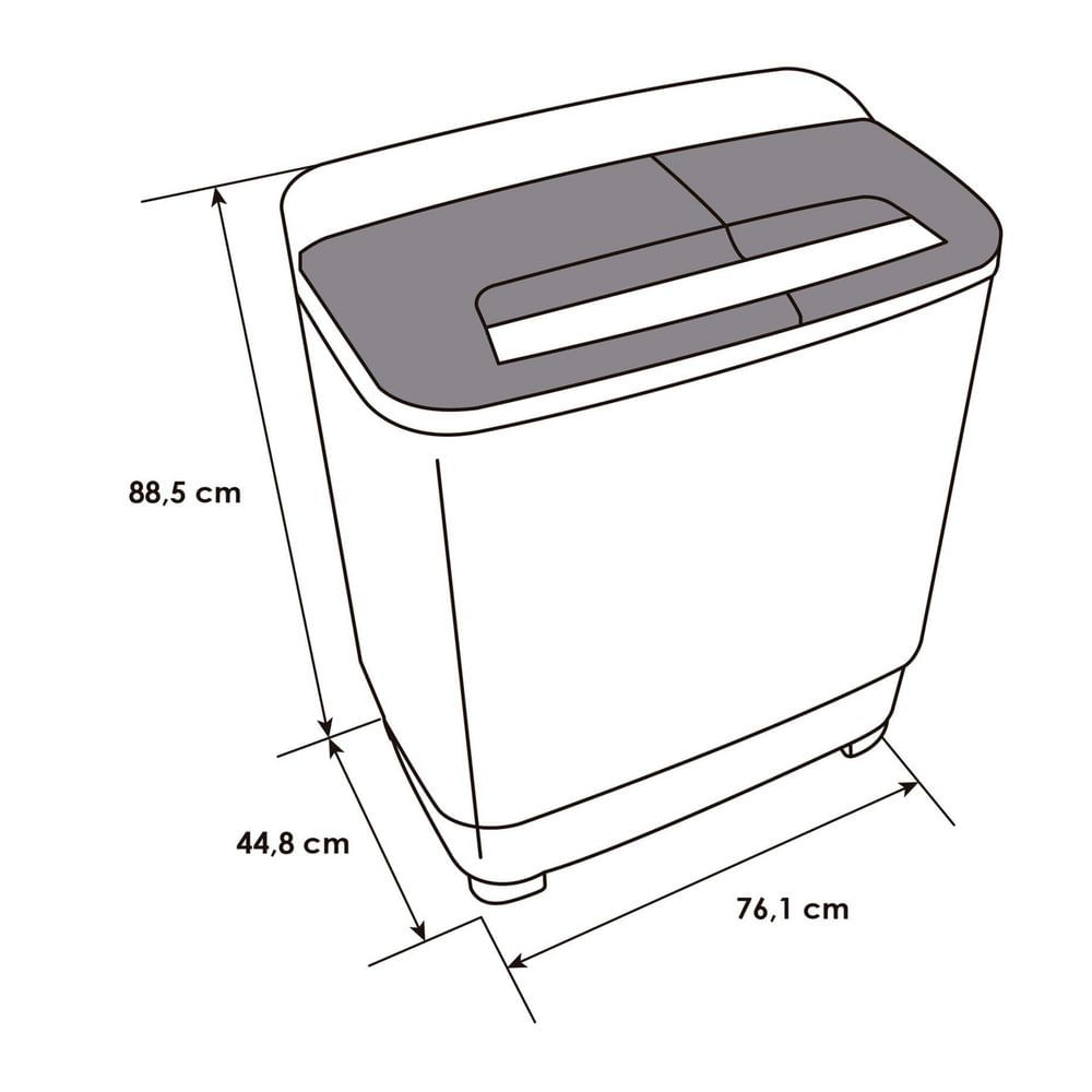 Lavadora ABBA Carga Superior 7 kg (15 lb) LA70SA img #5