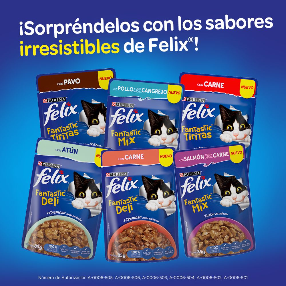 Alimento Gato Atum FELIX 85  gr img #6