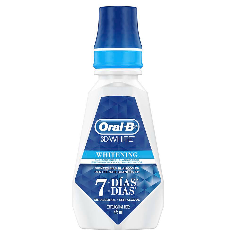 Enjuague Bucal ORALB 3D White Whitening (473  ml) img #4