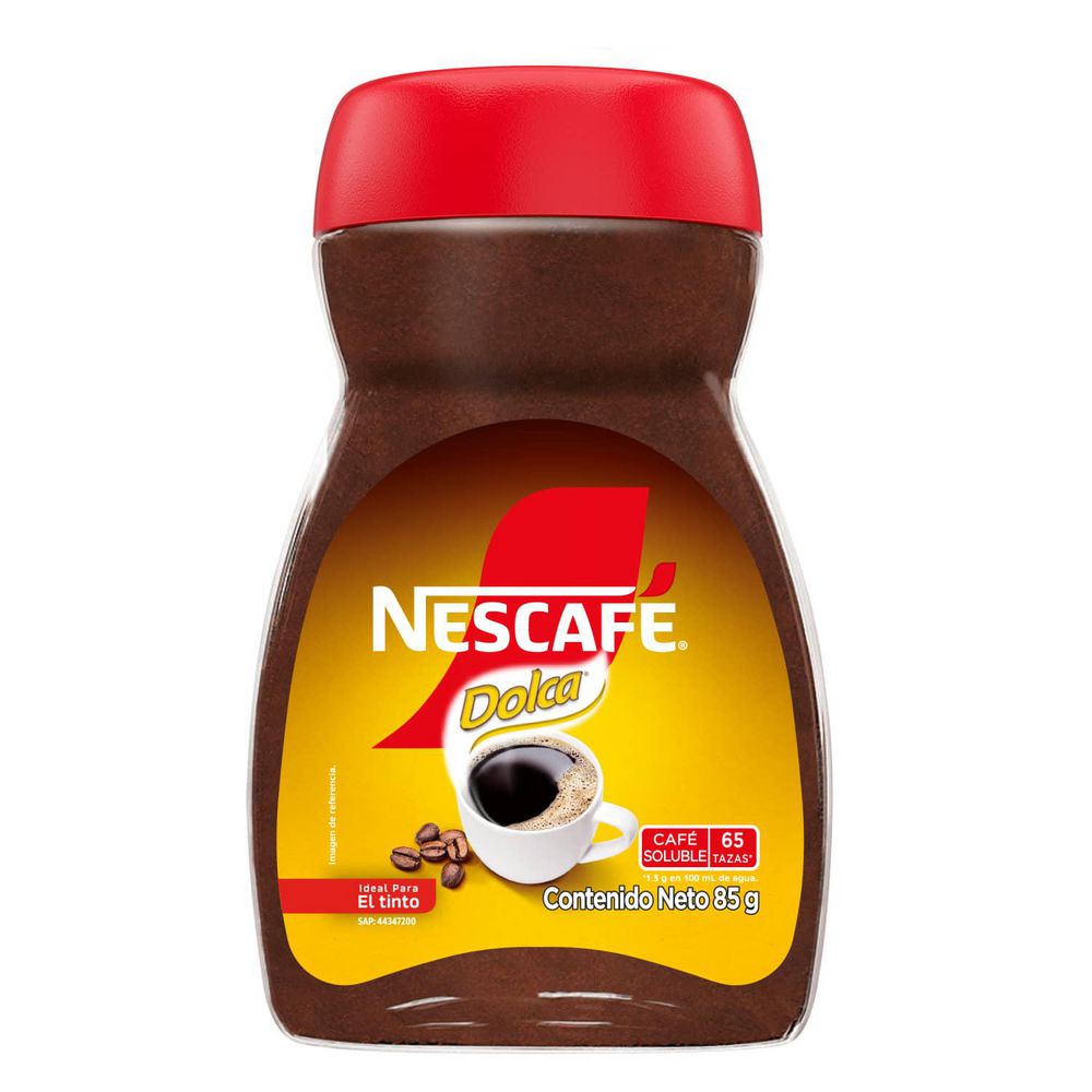 Café Nescafé DOLCA Soluble frasco (85  gr) img #2