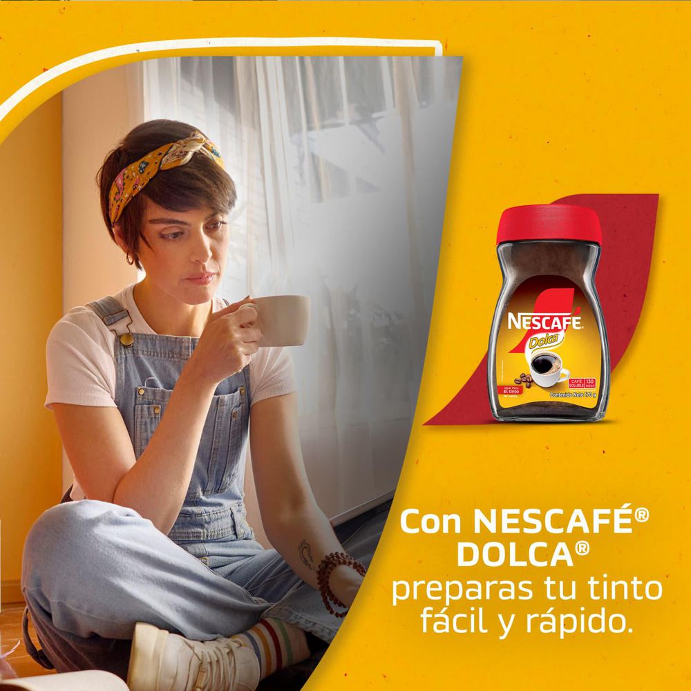 Café Nescafé DOLCA Soluble frasco (85  gr) img #6