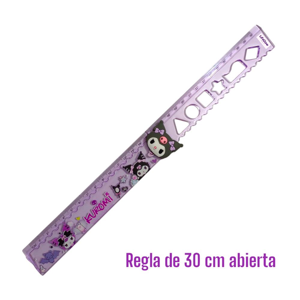 Regla Plegable Escolar Kawaii 30Cm img #4