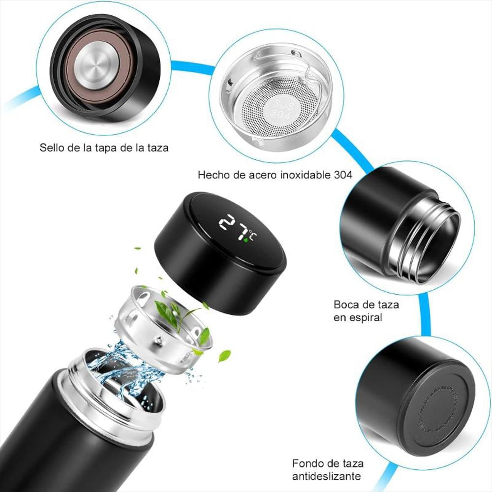 Termo Para Bebidas Calientes Y Frias Con Control Temperatura img #3